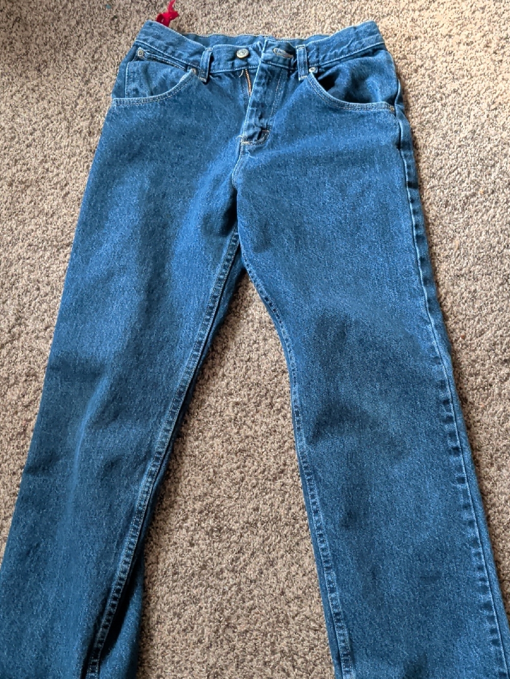 Kids Wrangler Classic Blue Denim Jeans - Regular Fit